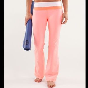 Lululemon Pink Groove Yoga Pants